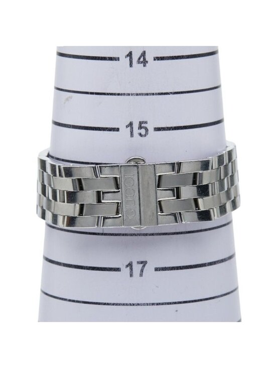 Gucci Roman Index Watch Black Silver Stainless Steel main image 5
